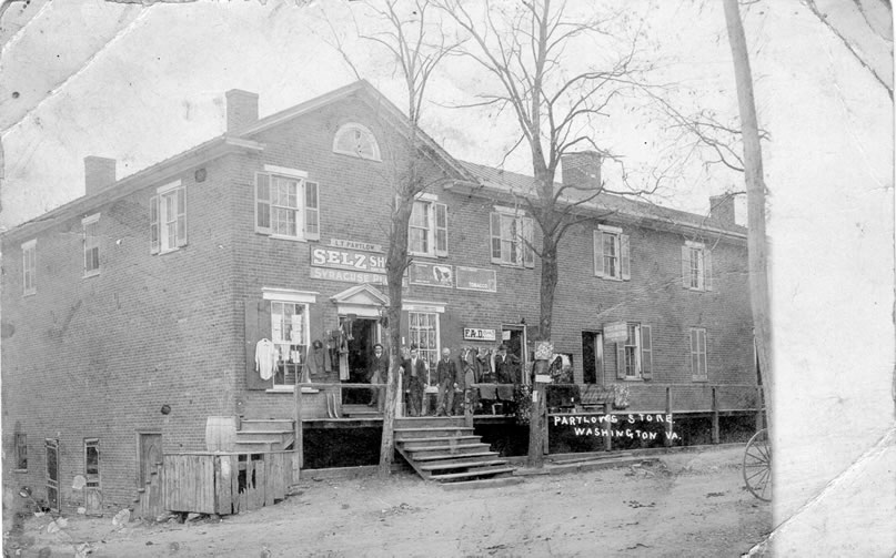Partlowe Store in the 1800s